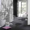 Jong tapijt met trendy kleurlijn