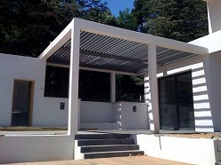 Inbouw terrasoverkapping van Biossun 