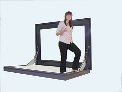 Skydoor elektrisch dakluik, toegang tot dakterras, daktuin of groendak