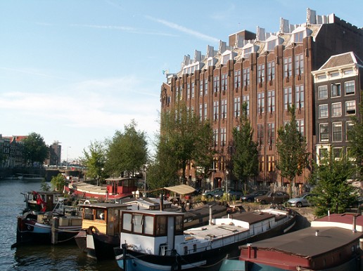 Scheepvaarthuis, zuidwestgevel