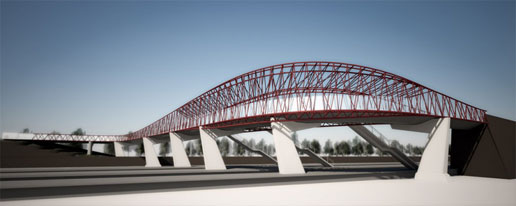 West 8 wint prijsvraag brug in Aarschot