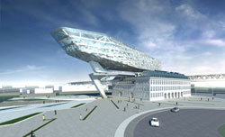 Zaha Hadid ontwerpt Havenkantoor Antwerpen