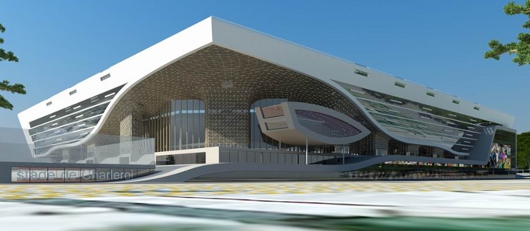 Nieuw stadioncomplex voor Charleroi