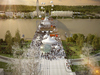 OMA voorziet brug als 'platform' voor Bordeaux