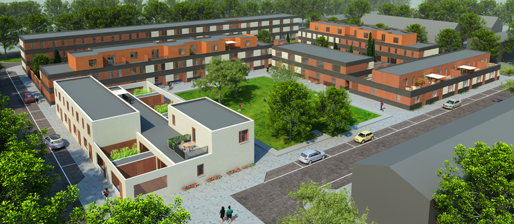 Razendsnelle bouw 55 woningen Haarlem