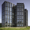 School en negen appartementen