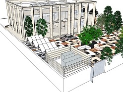 Buitenruimte voor Nederlandse ambassade, Amman