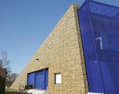 Schanskorven gevel Wateronthardingsinstallatie Vitens